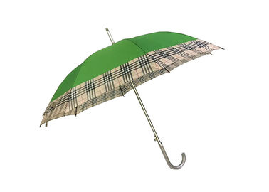 Aluminiowy parasol Pongee z kości, parasol samozamykający Odporny na rdzę piorunową