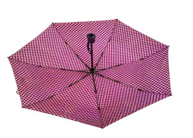 Składany parasol z włókna szklanego Pongee Odwrócony Odwrócony mocny uchwyt Odporny na wiatr