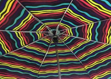 Kompaktowy mocny parasol podróżny, lekki parasol podróżny Gumowy uchwyt z gumowymi uchwytami