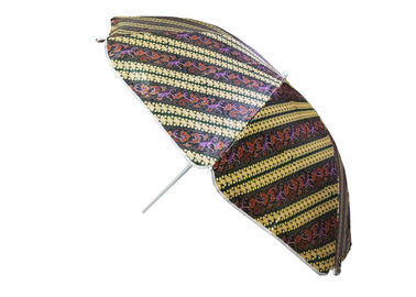 Solidny wodoodporny przenośny parasol plażowy, zewnętrzny parasol patio, satynowa tkanina