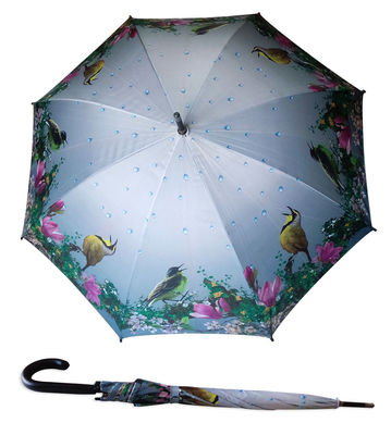 8mm metalowy wałek wiatroodporny prosty parasol dla kobiet
