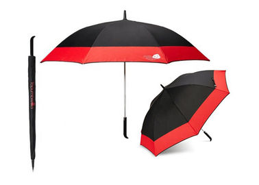 Bardzo duży kompaktowy parasol golfowy Gumowy uchwyt Instrukcja Odporny na deszcz