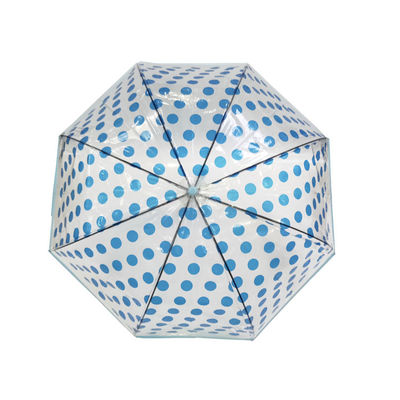 Wiatroodporny, przezroczysty parasol przeciwdeszczowy Apollo Element Dot